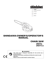 Shindaiwa 251TS Manuale utente