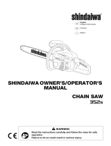 Shindaiwa 352S Manuale utente