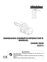 Shindaiwa 362TS Manuale utente