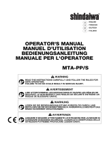 Shindaiwa MTA-PP/S Manuale utente