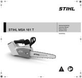 STIHL MSA 161 T Manuale del proprietario