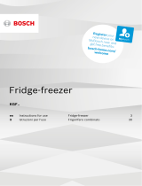 Bosch Free-standing fridge-freezer Istruzioni per l'uso