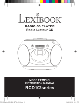 Lexibook RCD102 Série Manuale utente