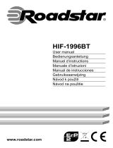 Roadstar HIF-1996BT Manuale utente