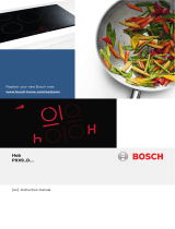 Bosch ELECTRIC COOKTOP Manuale utente
