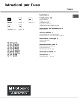 Hotpoint TZ 751 S (IX)/HA Manuale del proprietario