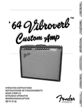 Fender 64 VIBROVERB CUSTOM-AMP Manuale utente