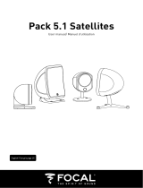 Focal Dôme Pack 5.1 - 5 Dôme & Dôme Sub Manuale utente