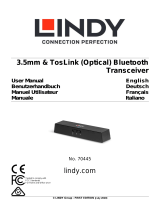 Lindy 3.5mm & TosLink (Optical) Bluetooth Transceiver Manuale utente