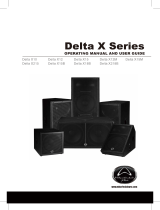 Wharfedale Pro Delta X12 Manuale utente