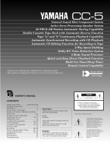 Yamaha CC-5 Manuale utente