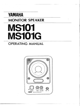 Yamaha MS101G Manuale del proprietario
