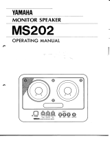 Yamaha MS202 Manuale del proprietario