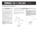Yamaha NS-105 Manuale utente