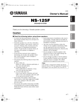 Yamaha NS-125F Manuale utente