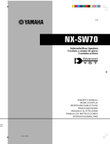 Yamaha NX-SW70 Manuale utente