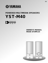 Yamaha YST-M40 Manuale del proprietario