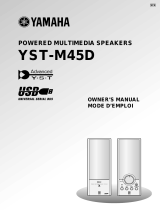 Yamaha YST-M45D Manuale del proprietario