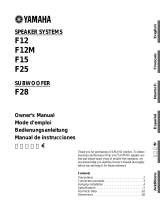 Yamaha F28 Manuale utente