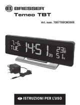 Bresser Temeo TBT Temperature station and RC alarm clock Manuale del proprietario