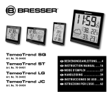 Bresser TemeoTrend JC LCD Weather-Clock Manuale del proprietario