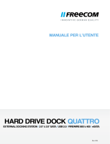 Freecom Hard Drive Dock Quattro Manuale utente