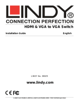Lindy 2 Port HDMI & VGA to VGA + Audio Switch Manuale utente
