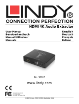 Lindy HDMI 4K30 Audio Extractor Manuale utente