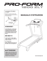 ProForm 1200 Zlt Treadmill Manuale del proprietario