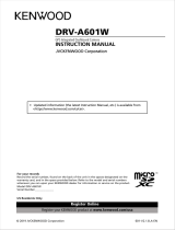 Kenwood DRV-A601W Guida utente