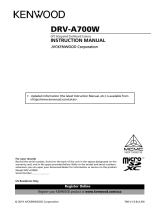 Kenwood DRV-A700W Guida utente