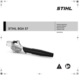STIHL Akku-Blasgerät BGA 57 Set AK 20 + AL 101 Manuale del proprietario