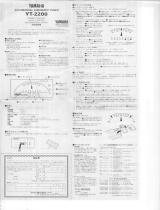 Yamaha YT-2200 Manuale del proprietario