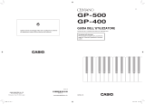 Casio GP-500 Manuale utente