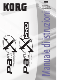 Korg Pa1X Pro Elite Manuale utente