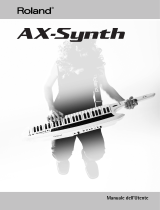Roland AX-Synth Manuale utente