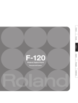 Roland F-120 Manuale utente