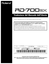 Roland RD-700SX Manuale utente