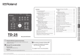 Roland TD-25KVX Manuale del proprietario