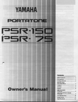 Yamaha PSR-150 Manuale del proprietario