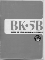 Yamaha BK-5B Manuale del proprietario