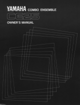 Yamaha CE25 Manuale del proprietario