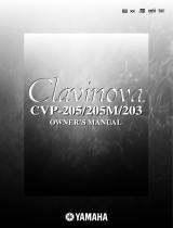 Yamaha Clavinova CVP- Manuale utente