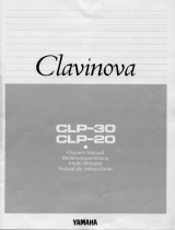 Yamaha CLP-30 Manuale del proprietario