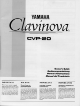 Yamaha CVP-20 Manuale del proprietario