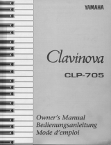 Yamaha CLP-705 Manuale del proprietario