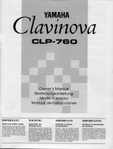 Yamaha CLP-760 Manuale del proprietario