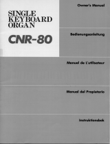 Yamaha CNR-80 Manuale del proprietario