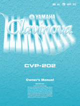 Yamaha CVP-202 Manuale del proprietario