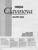 Yamaha CVP-30 Manuale del proprietario